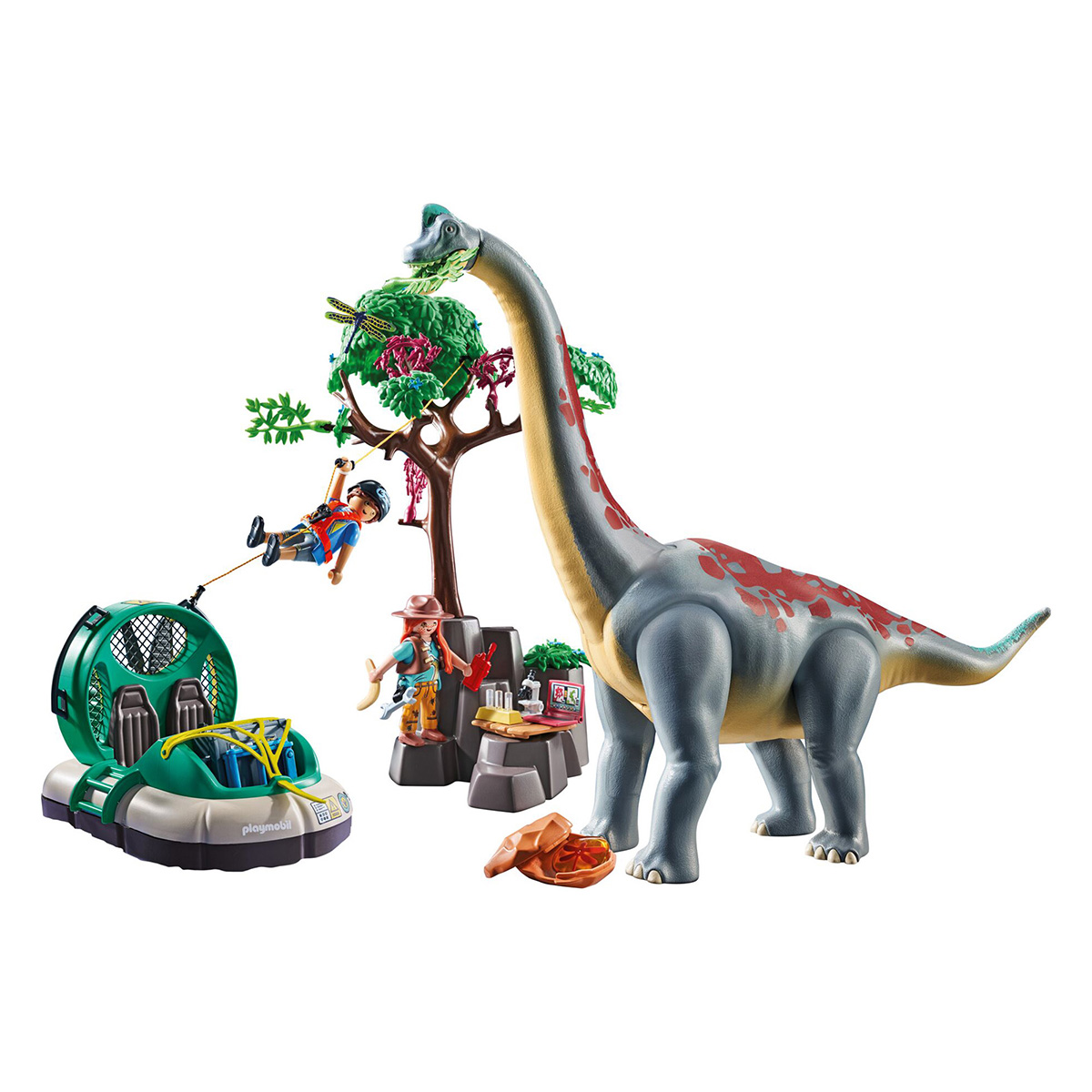 Braquiosaurio Con Aerodeslizador Playmobil image number null