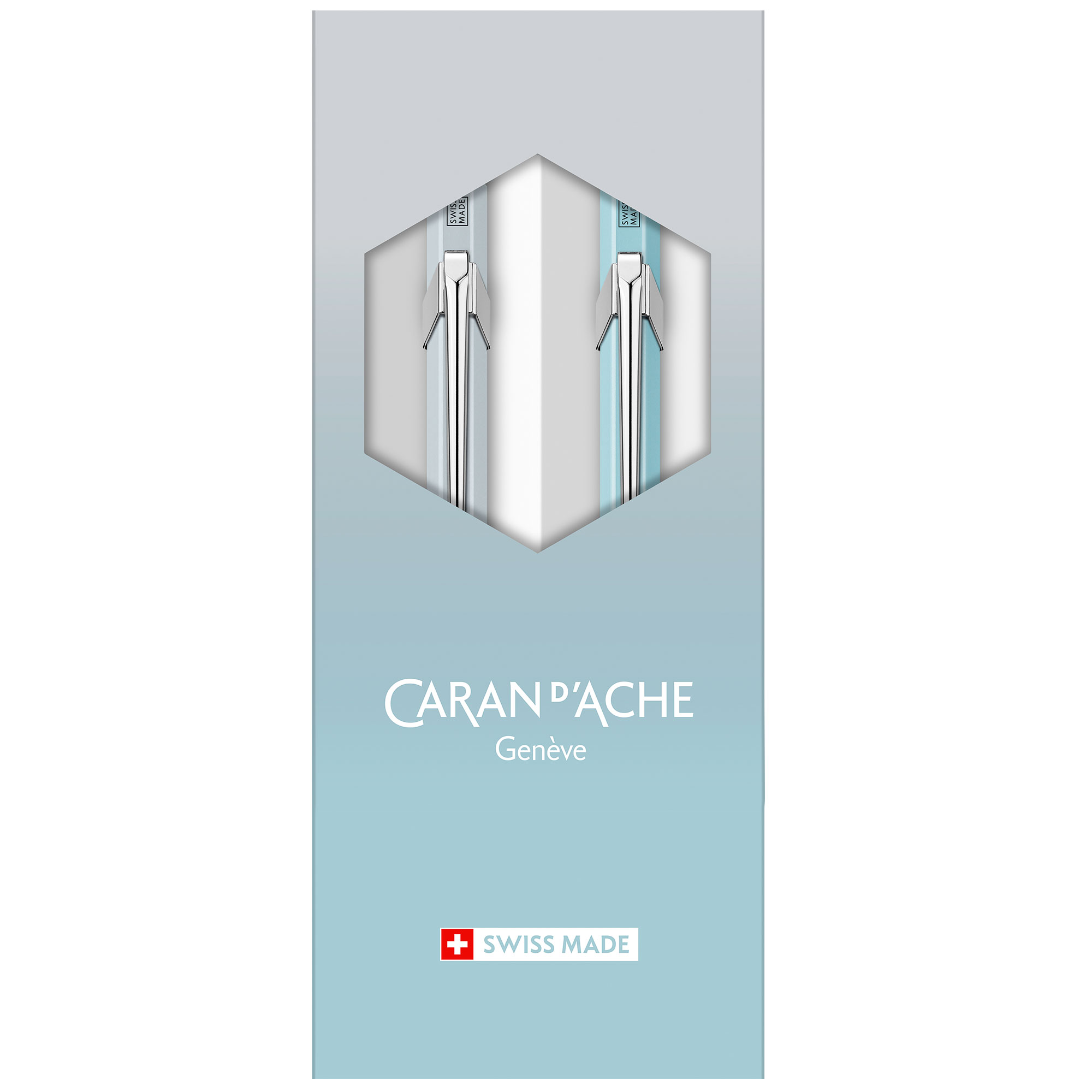 Set Bol&iacute;grafo   Lapicero 0.5 Mm Blue Lagoon Caran D Ache image number null