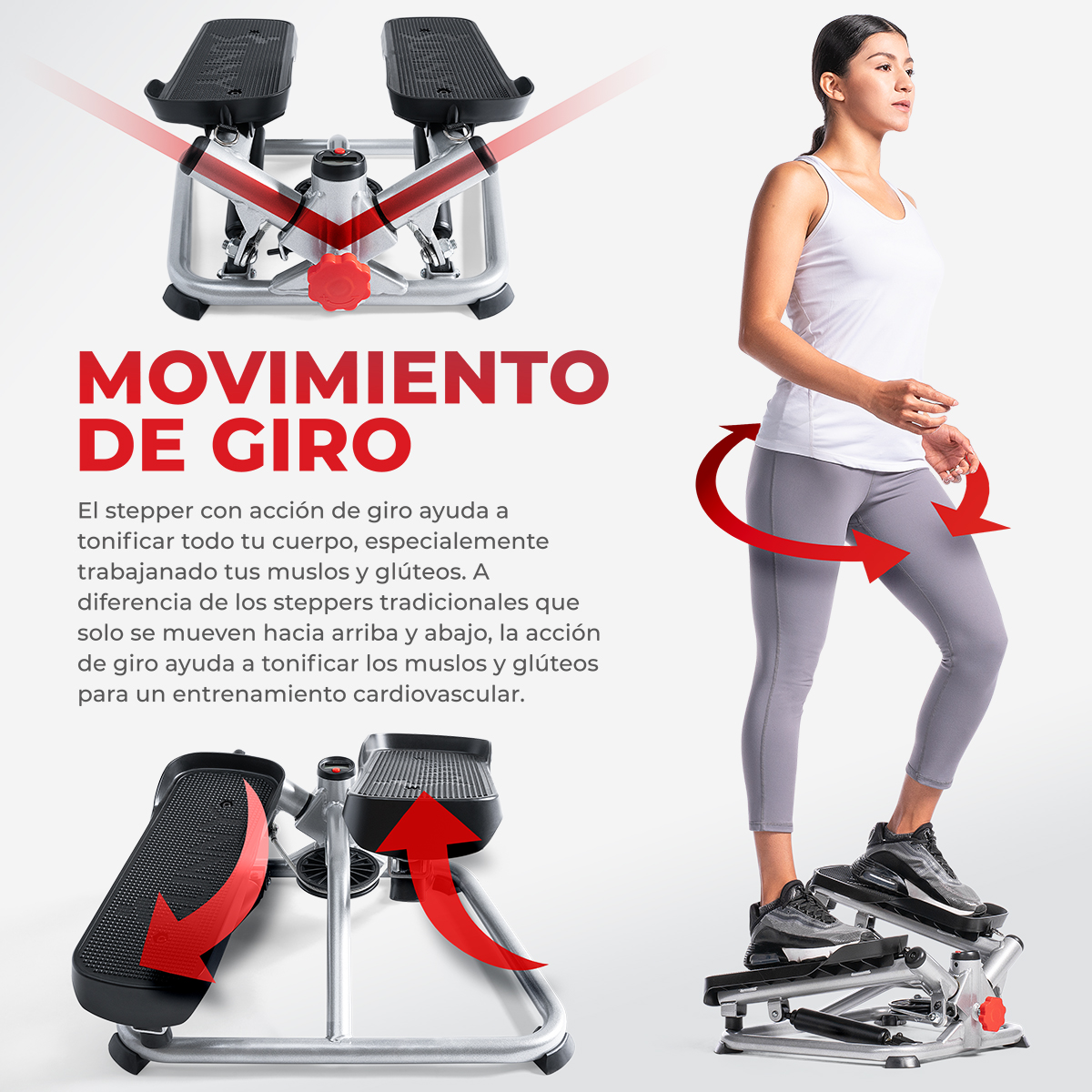 Escalera Giratoria Avanzada SF-S0979 Sunny Health & Fitness image number null