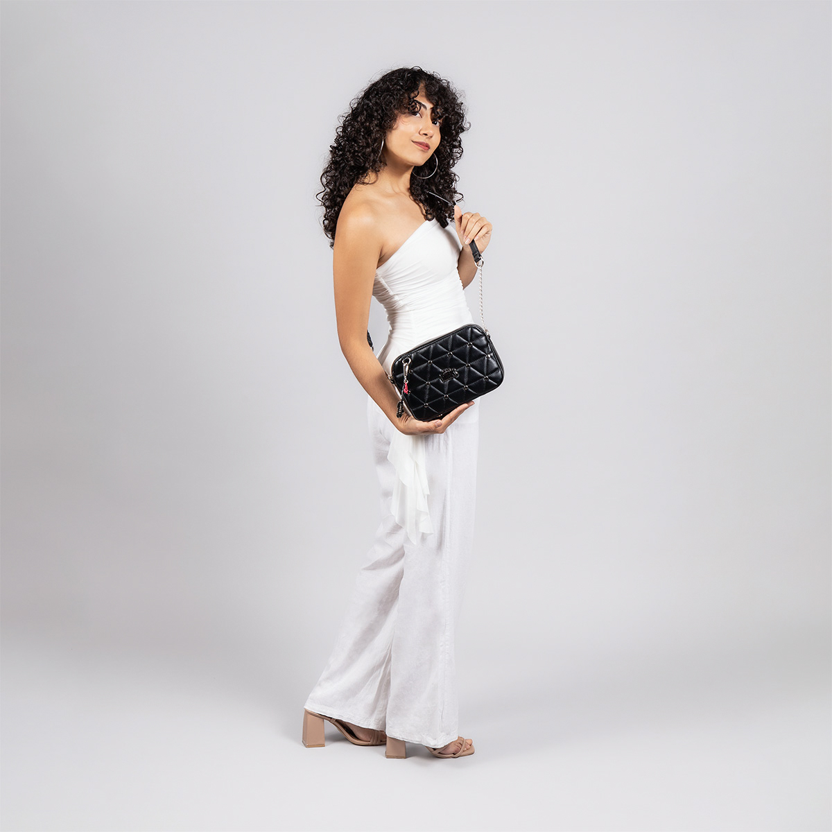 Bolso Crossbody Negro Villanas By Gorett image number null