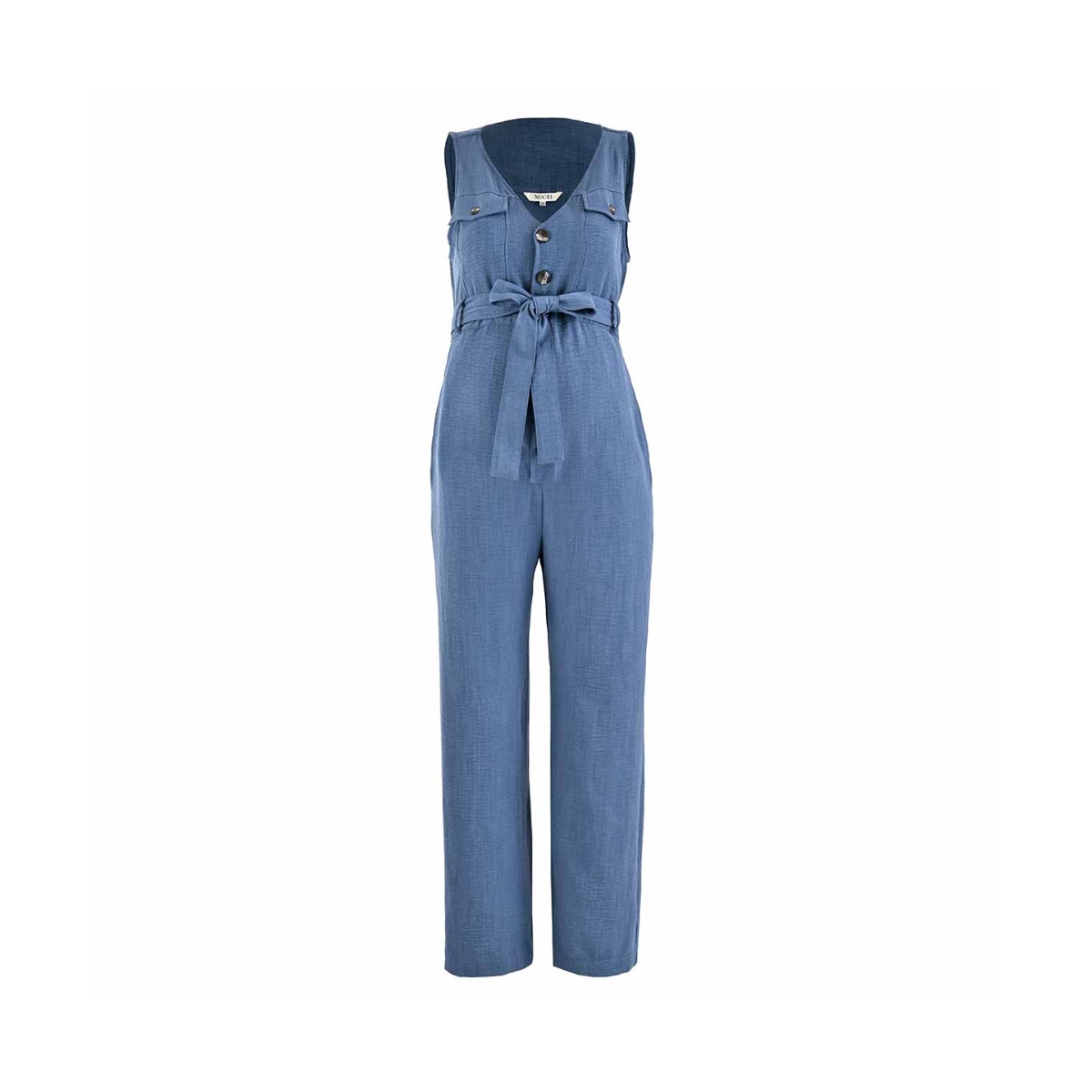 Jumpsuit de maternidad con botones y cinta de amarre Noori para mujer image number null