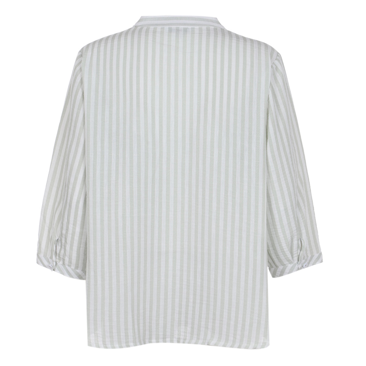 Blusa Cuello Mao Manga 3/4 Ann Miller Para Mujer Curvy image number null
