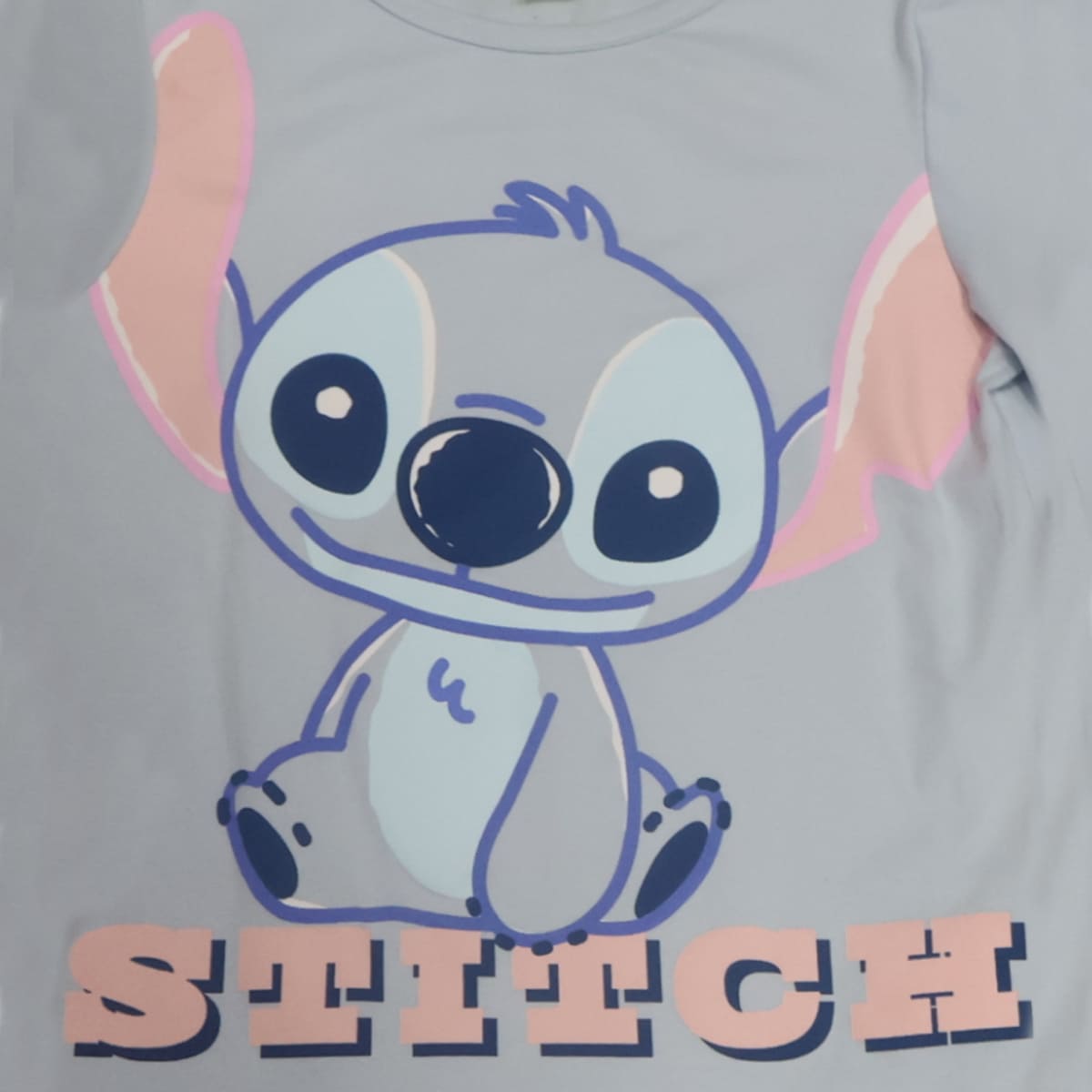 Pijama de Playera Manga Larga con Pantal&oacute;n Dise&ntilde;o Stitch Disney para Ni&ntilde;a image number null