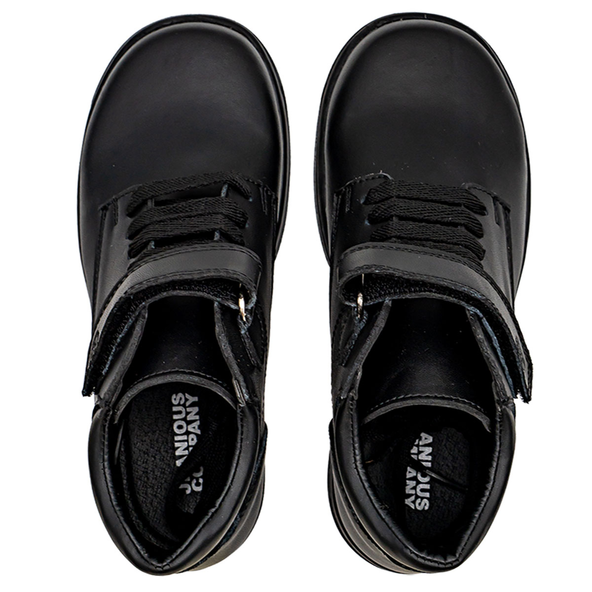 Botin Escolar Con Agujeta 22-26 Negro Jeanious image number null