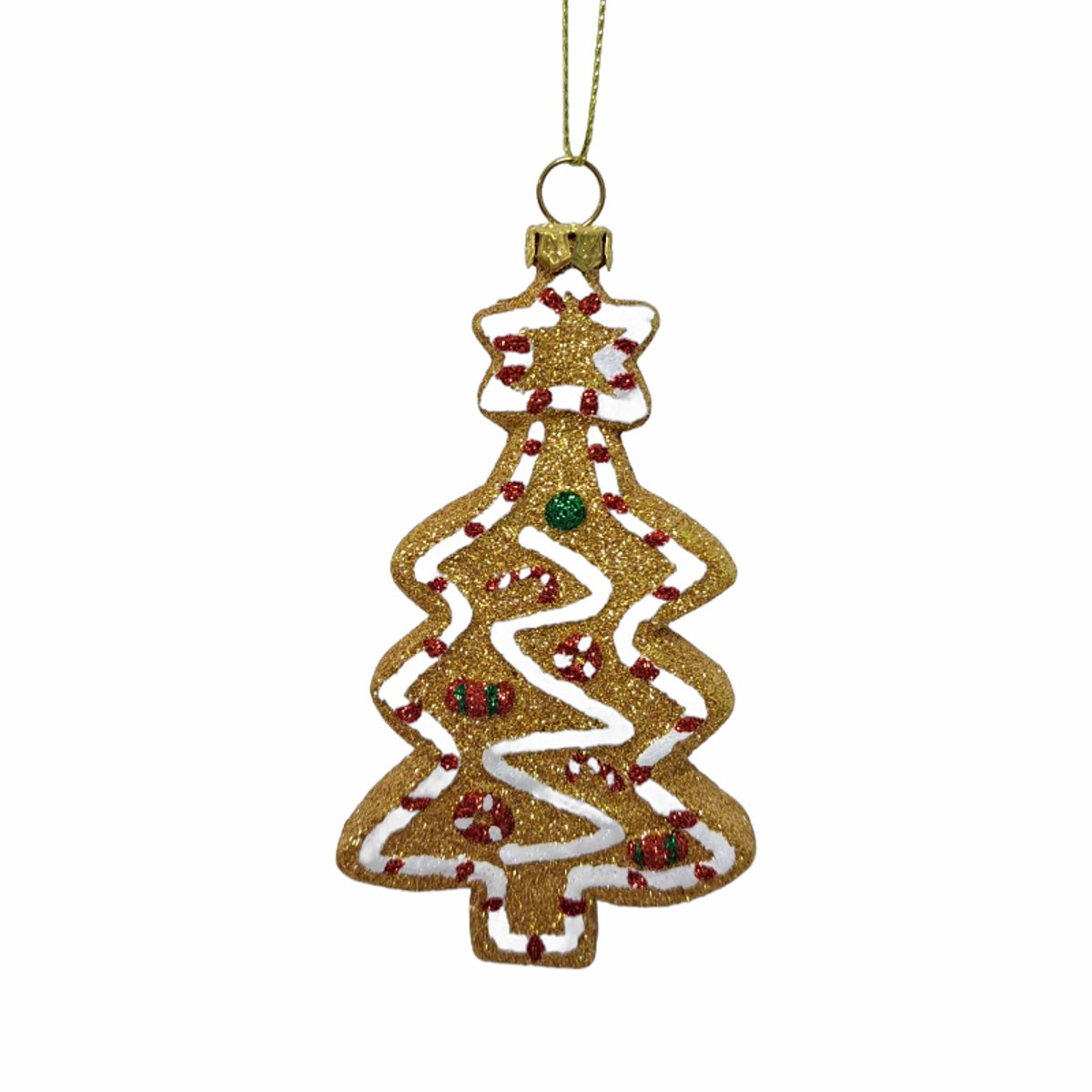 &Aacute;rbol De Navidad De Jengibre De Pl&aacute;stico 7X2X12Cm image number null