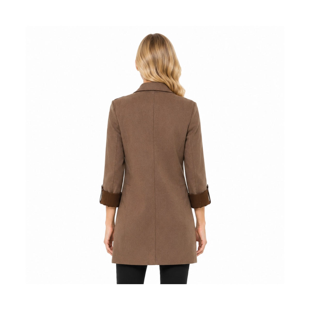 Abrigo Suelto con Elevador Shyla para Mujer image number null