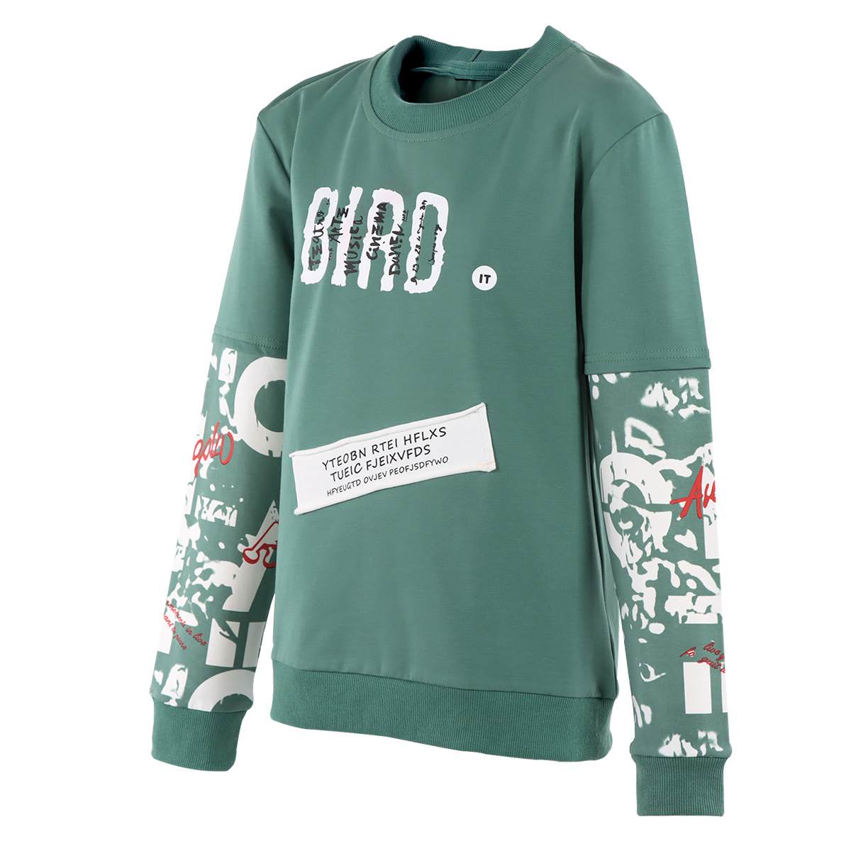 Sudadera Verde Studio Si para Ni&ntilde;o image number null
