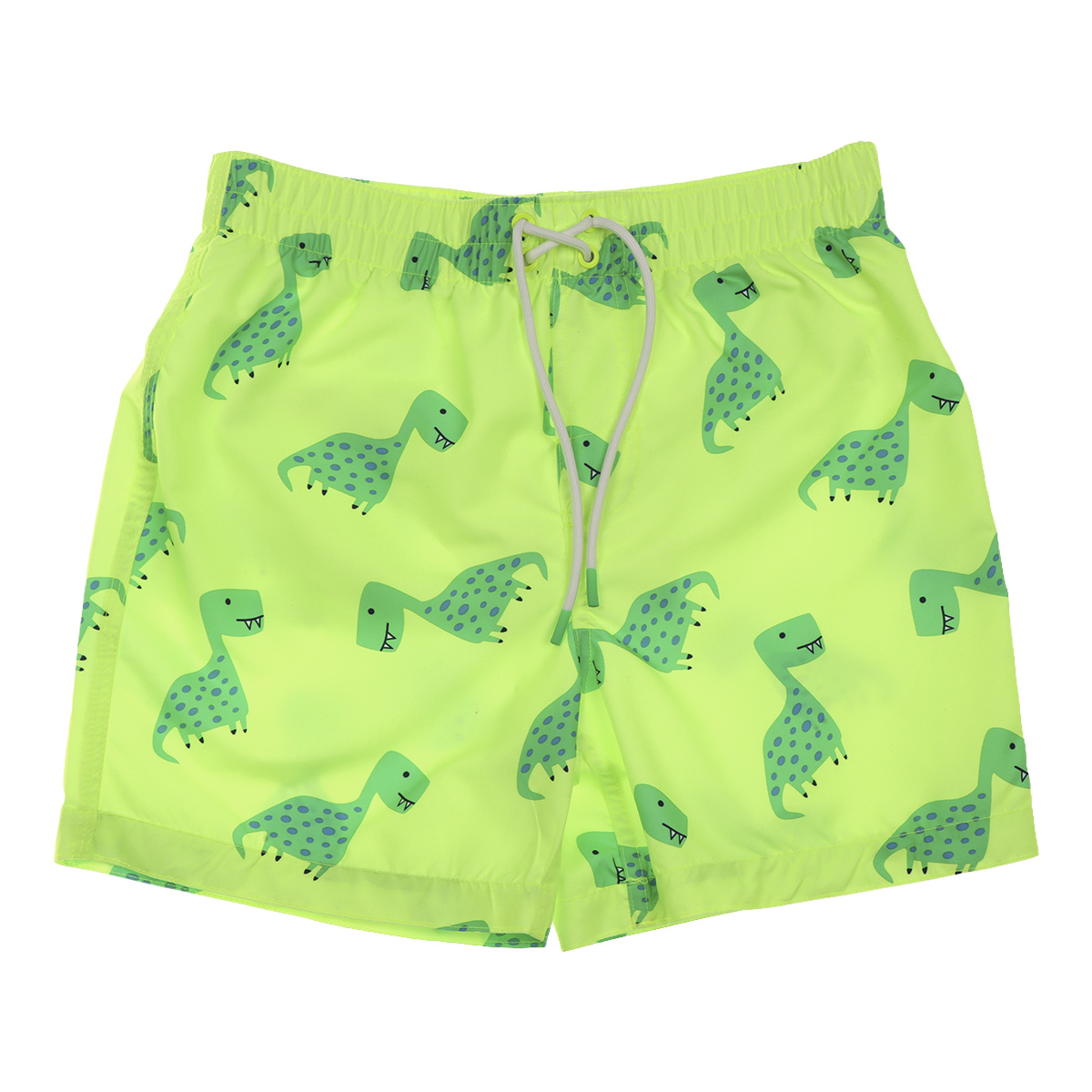 Traje de Ba&ntilde;o Short Dinosaurios Verde Ne&oacute;n Fukka para Ni&ntilde;o image number null