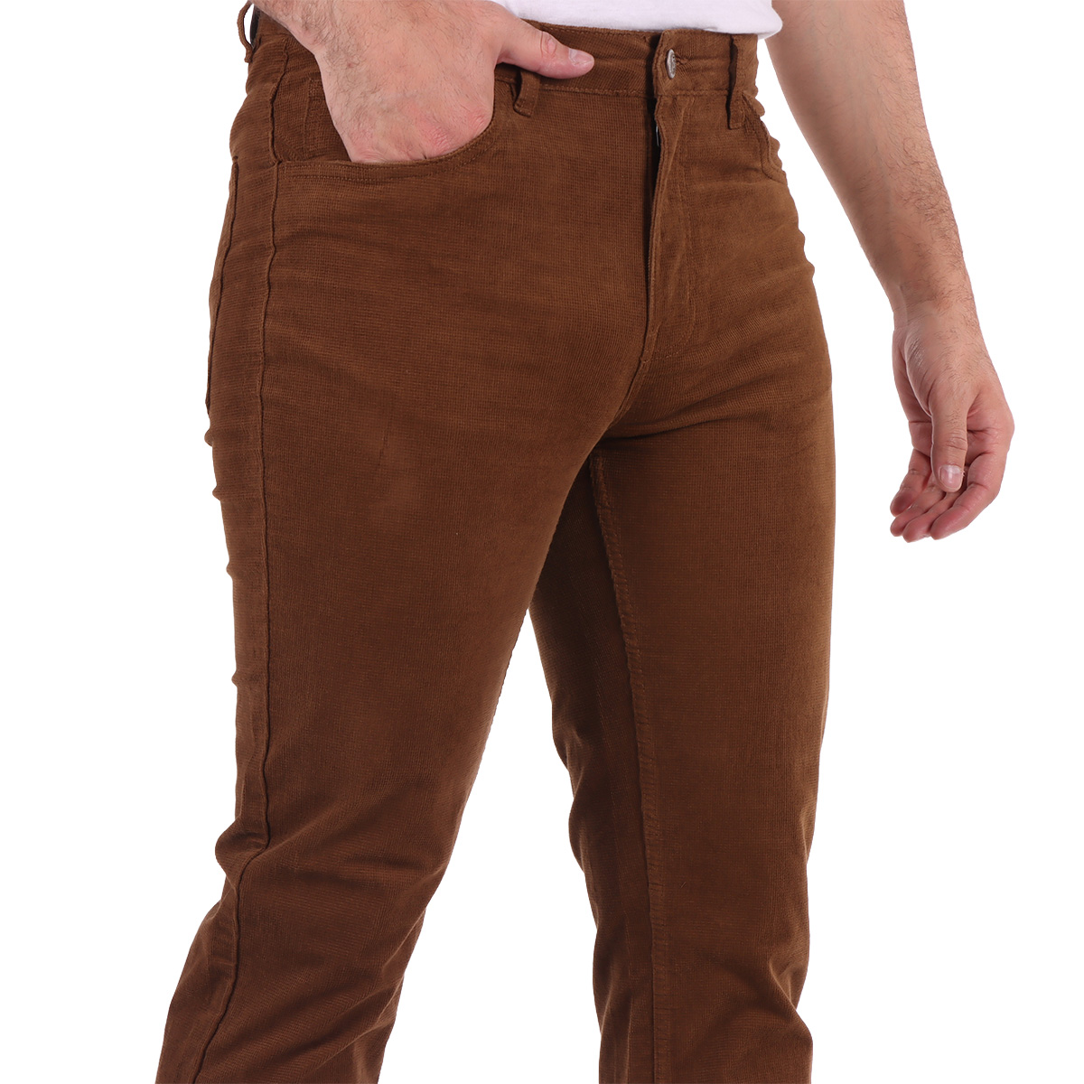 Pantal&oacute;n 5 Bolsillos Corduroy Regular Fit OVS para Hombre image number null