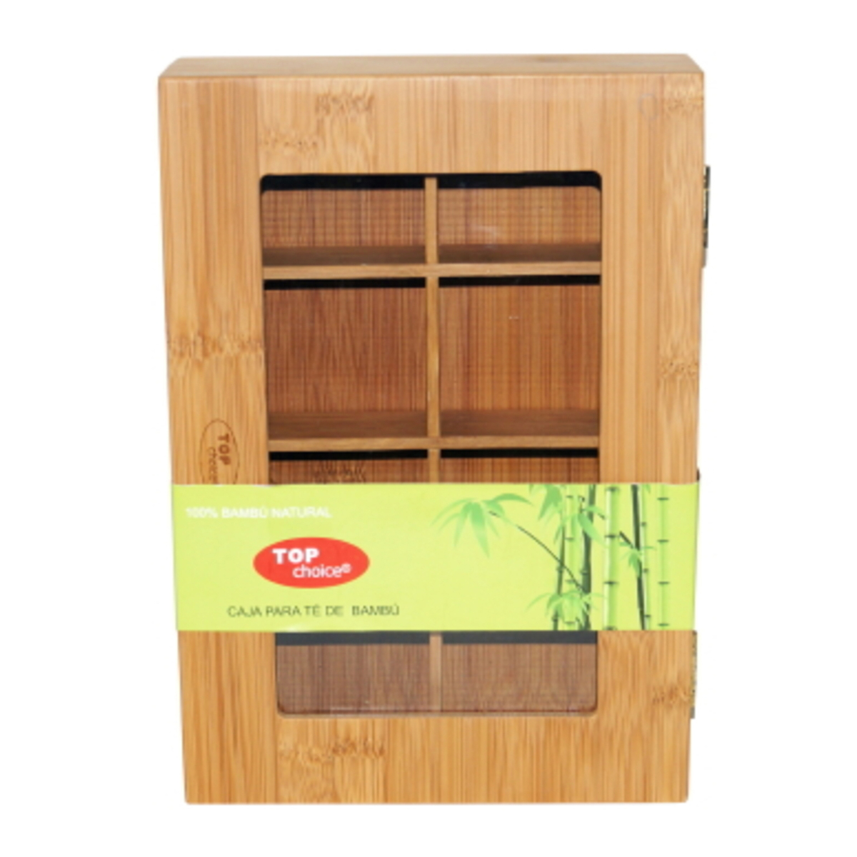 Caja Organizadora Para T&eacute; De Bamb&uacute; Top Choice image number null