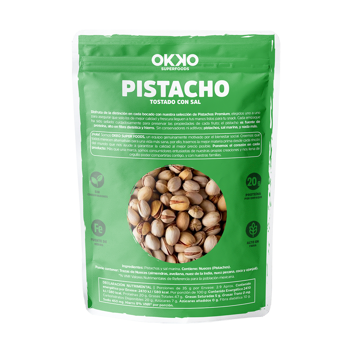 Pistacho 100 gr OKKO image number null