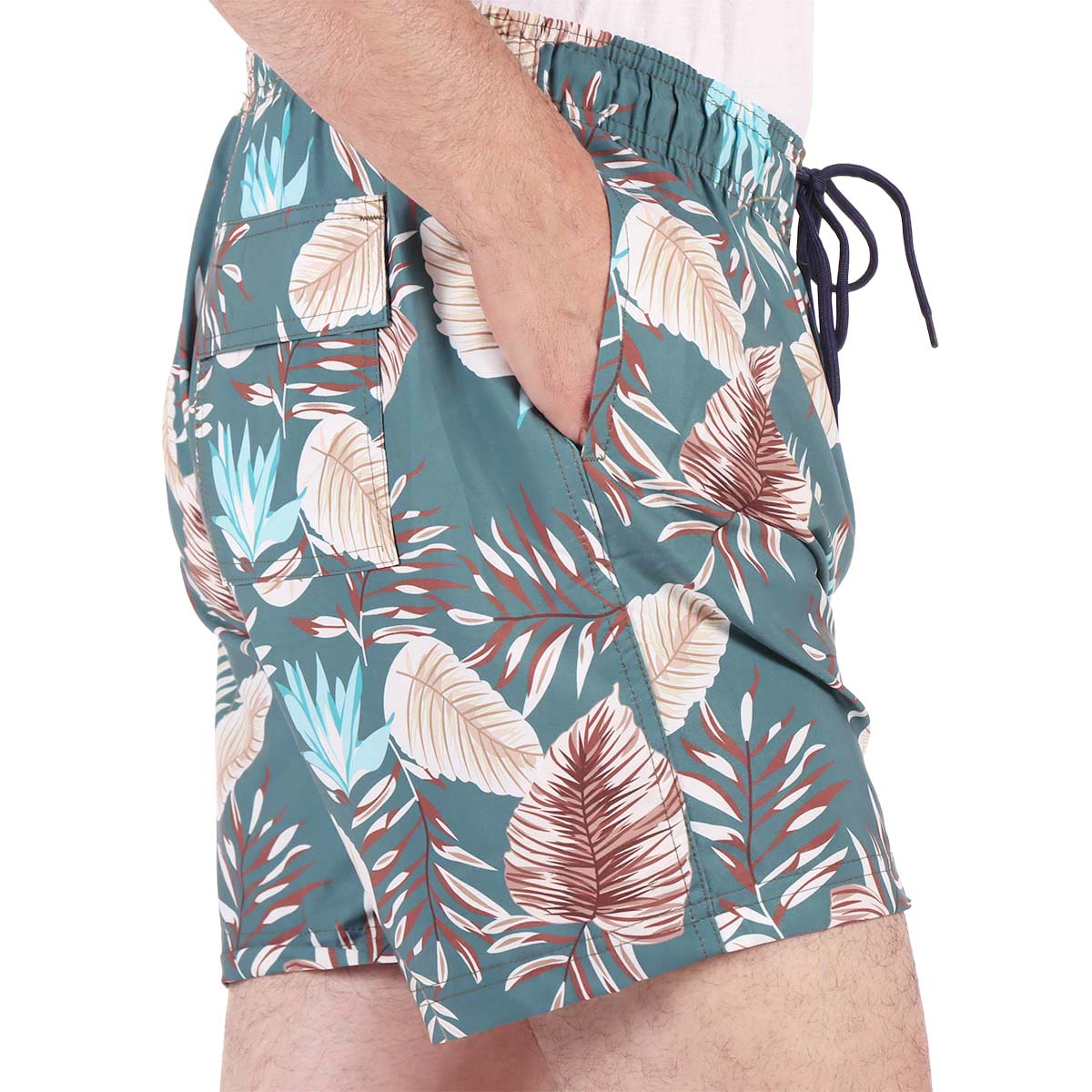 Traje de Ba&ntilde;o Estampado Tropical Regatta para Hombre image number null
