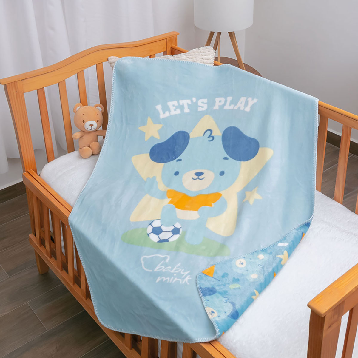 Cobertor de Paseo con Doble Vista Baby Mink image number null
