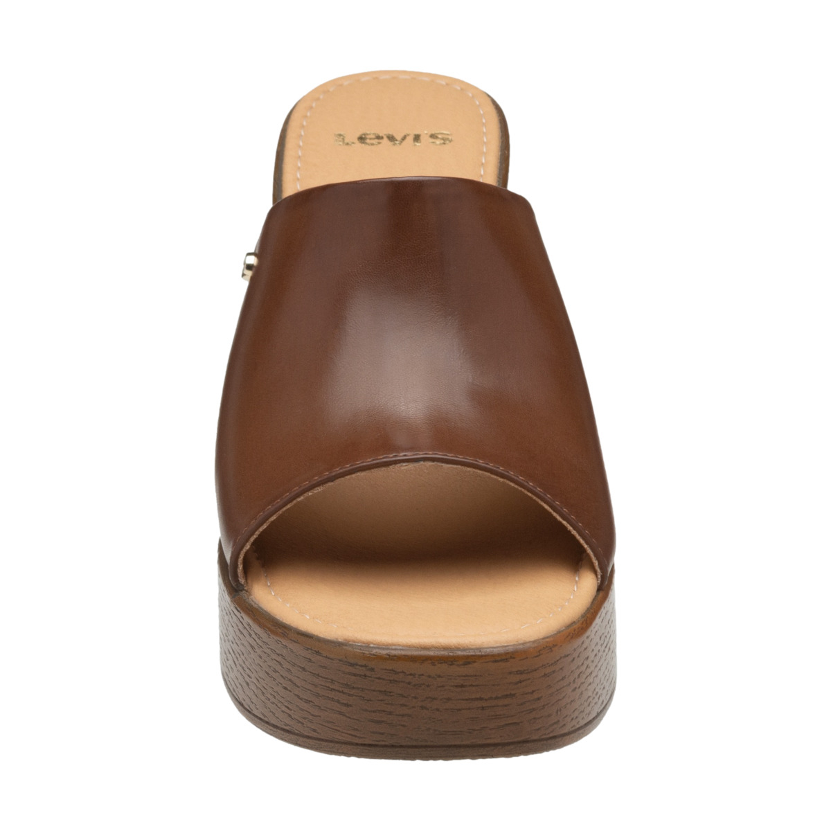 Sandalia Mule con Tac&oacute;n Eleanor Levi's Caf&eacute; para Mujer image number null