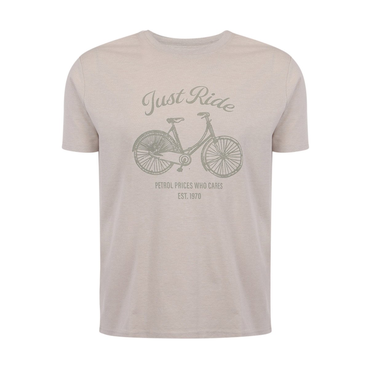 Playera con Gr&aacute;fico Jeanious Manga Corta para Hombre Plus image number null