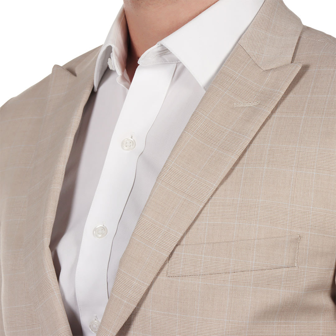 Saco Cuadros Elegante De LMENTAL para Hombre image number null