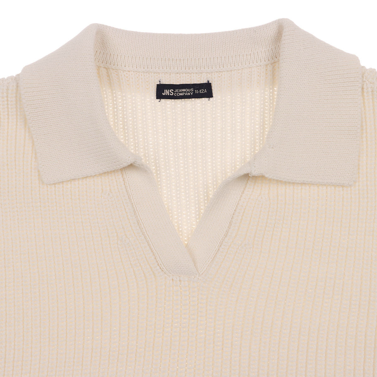 Su&eacute;ter de Punto a Rayas Cuello Camisero Jeanious para Ni&ntilde;o image number null
