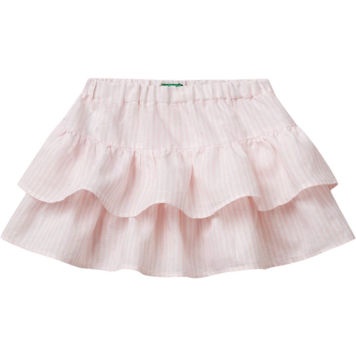 Falda en Capas Benetton con Estampado Floral para Ni&ntilde;a image number null