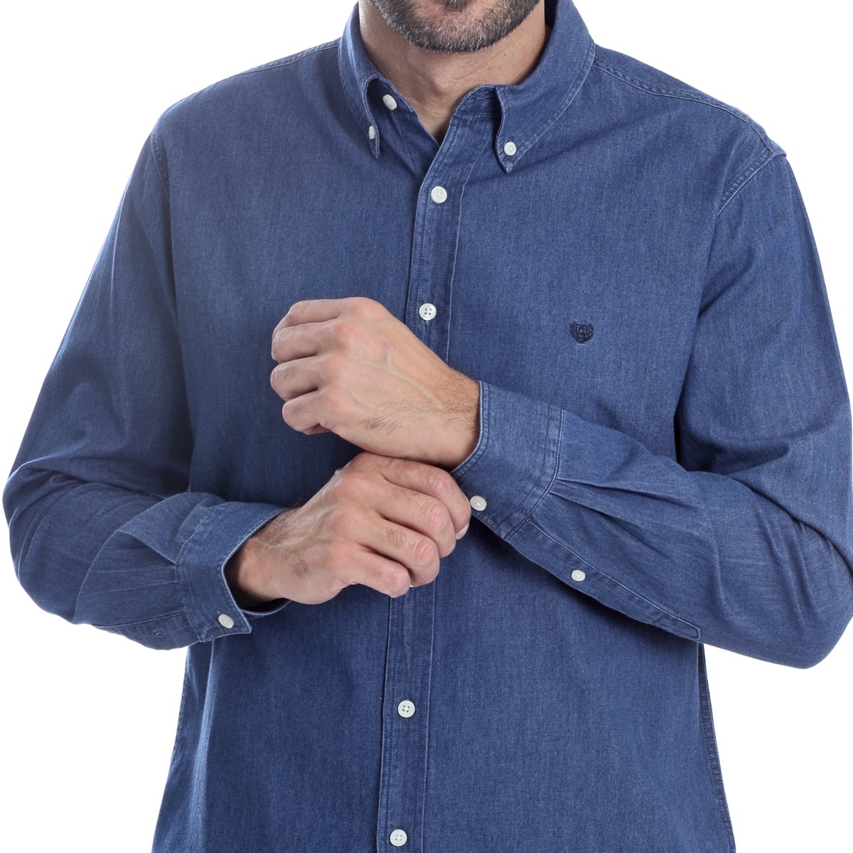 Camisa Regular Chaps Manga Larga para Hombre image number null