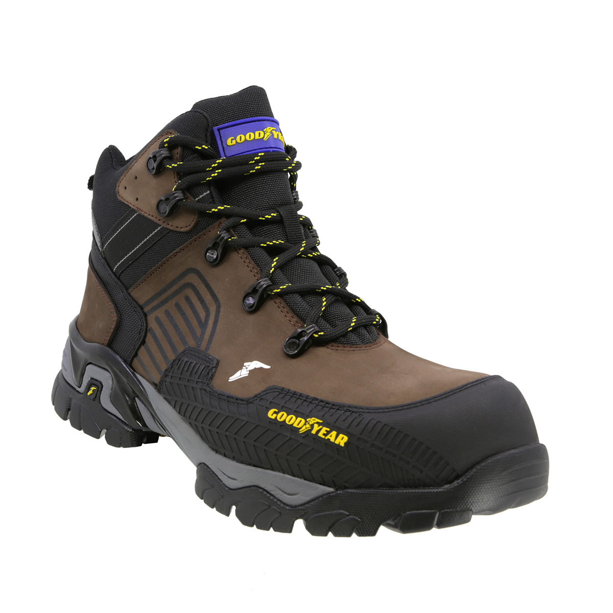 Bota Industrial Good Year Safetrek GY 101 Caf&eacute; para Hombre image number null