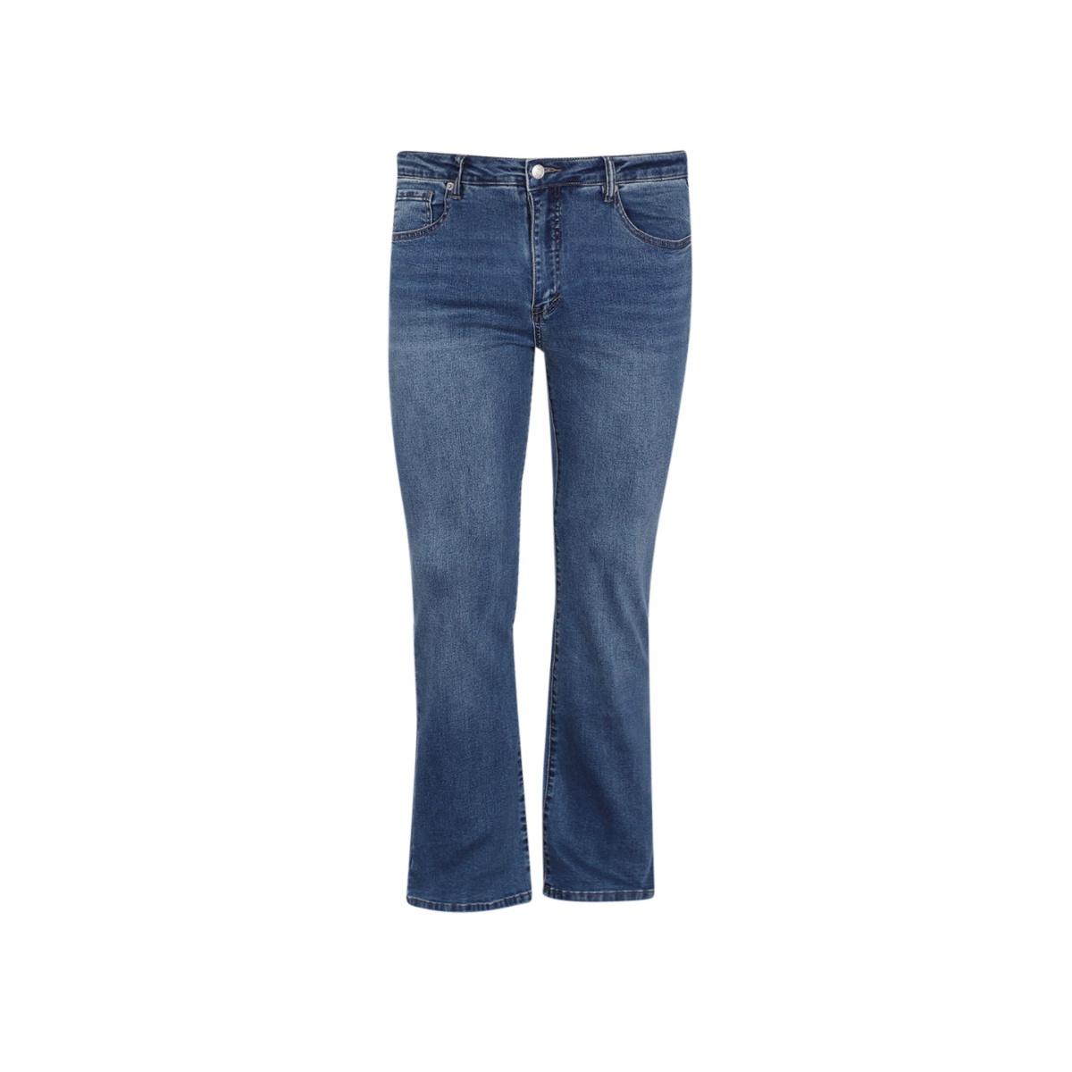 Pantal&oacute;n Mezclilla Flare Fukka Para Mujer Curvy image number null
