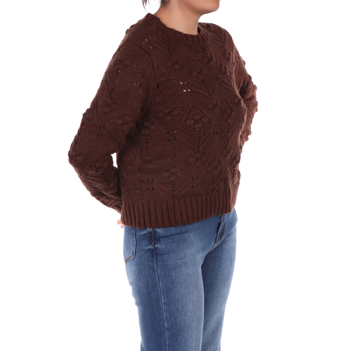 Su&eacute;ter Tejido de Chenille Arqueology para Mujer image number null