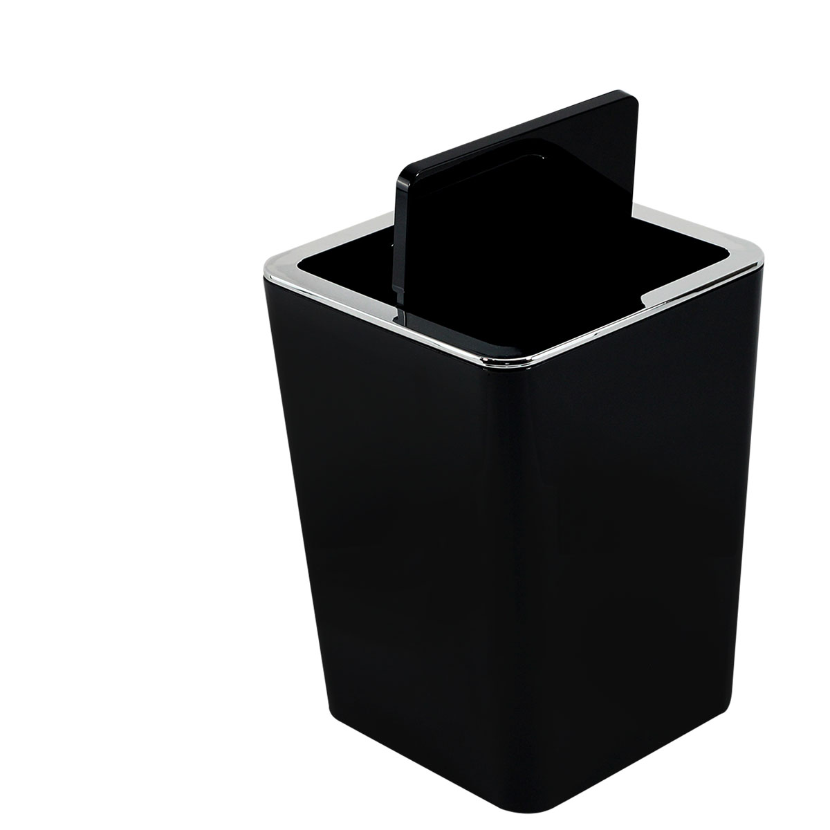 Cesto De Basura Negro Distinto image number null