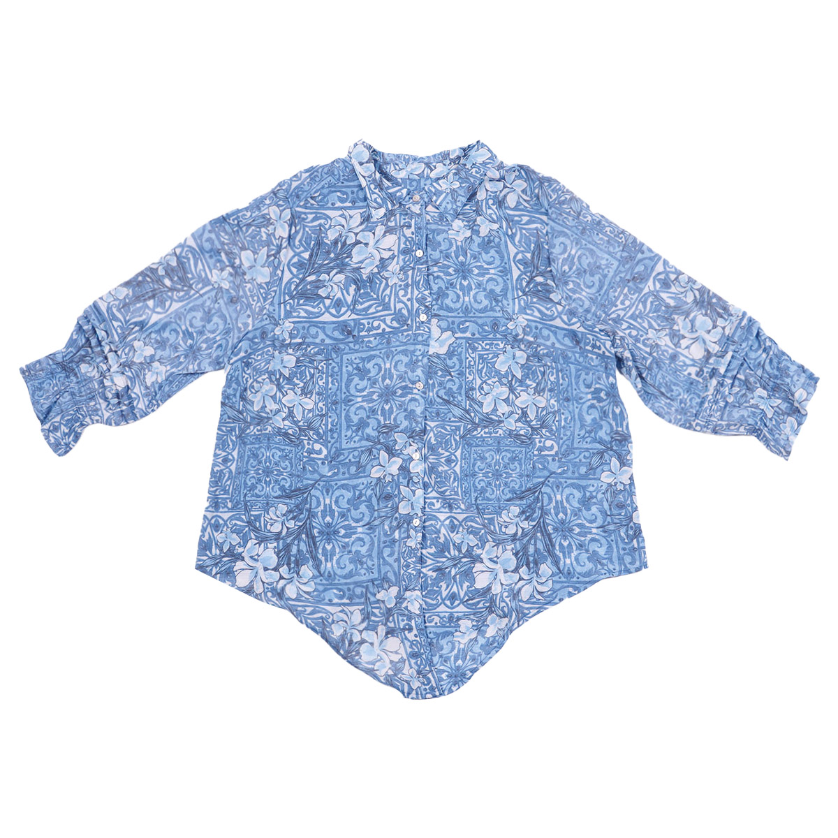 Blusa Camisera Ruby Rd Estampado Floral para Mujer Curvy image number null