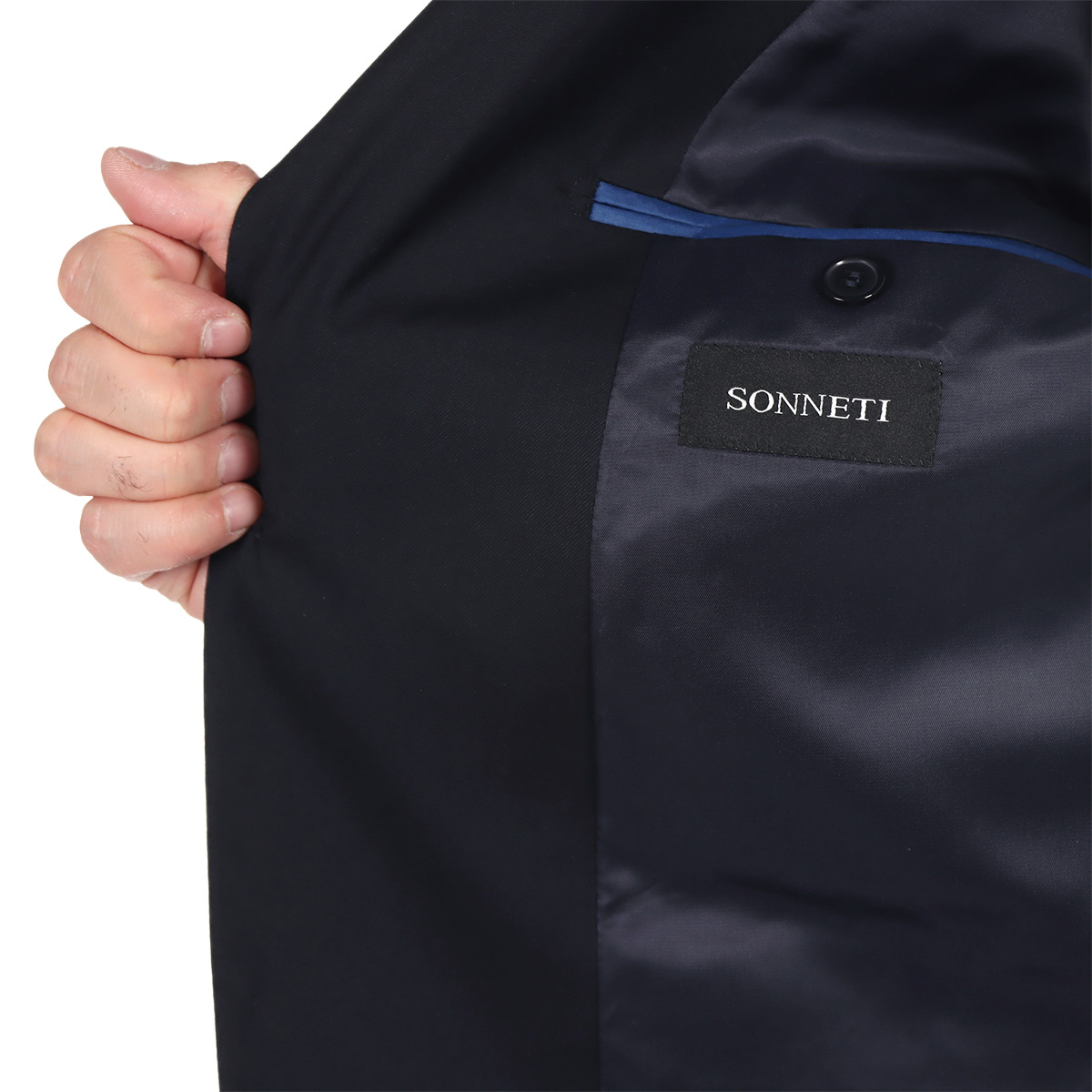 Traje Sonneti U Omo Marino Elegante Hombre Formal image number null