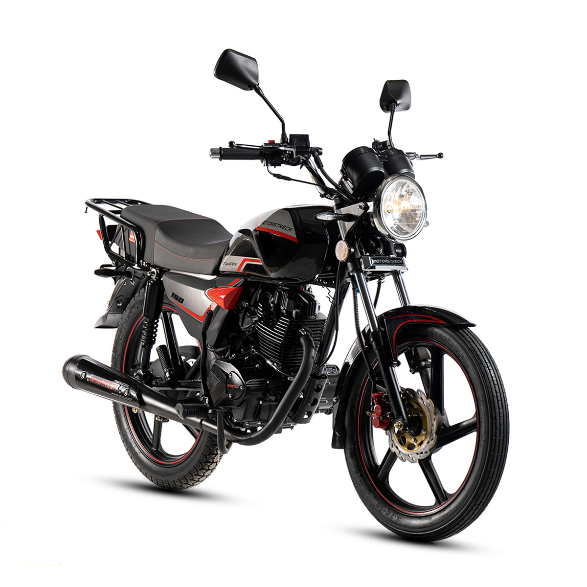 Motocicleta De Trabajo Treck Motors Trapper 150 Negro 2026 image number null