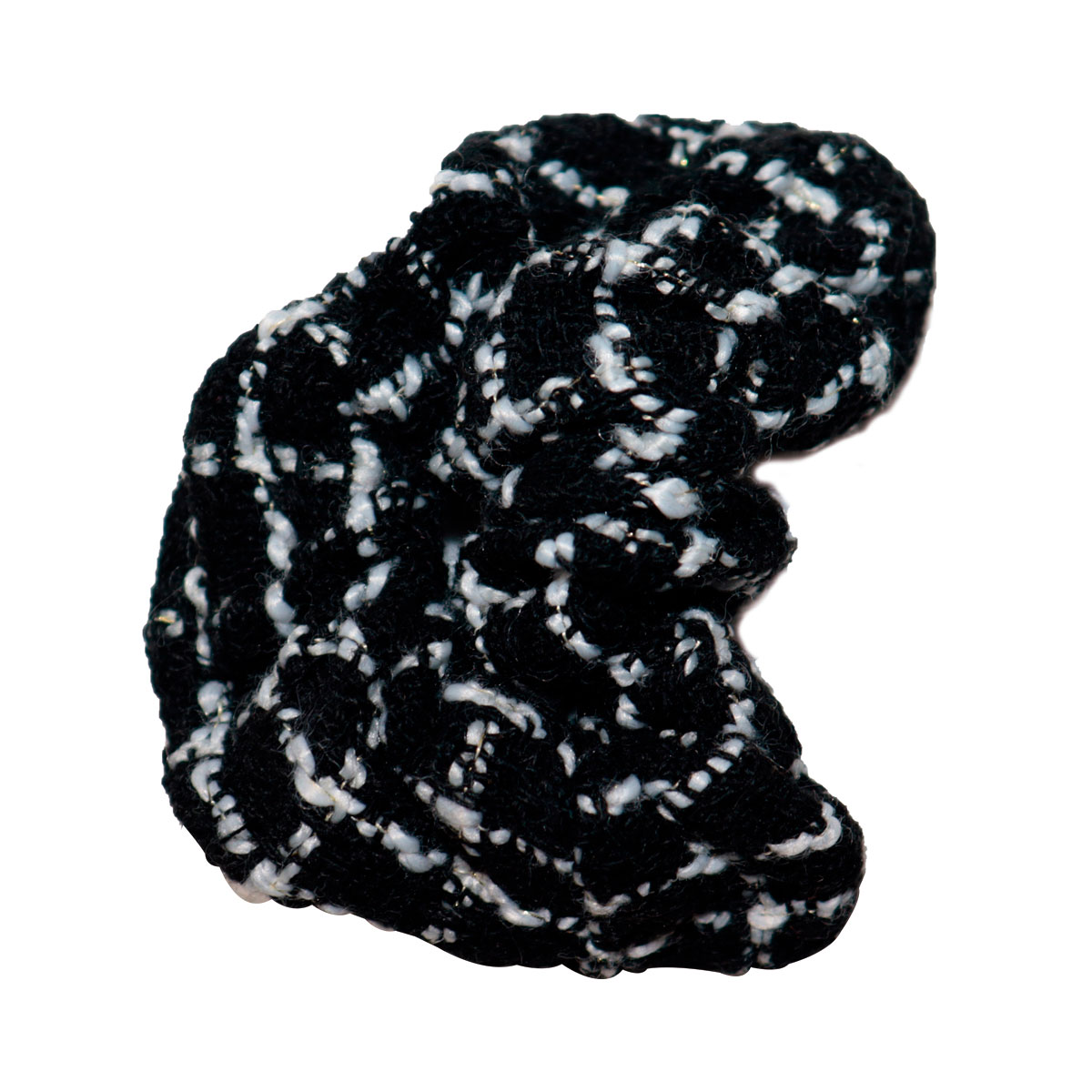 Scrunchie de punto negro Phi By Philosophy image number null
