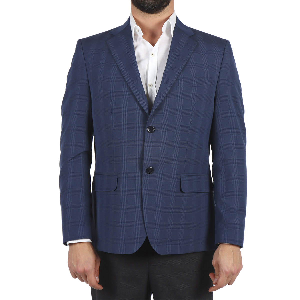 Saco Regular Fit Dise&ntilde;o Cuadros Carlo Corinto para Hombre image number null