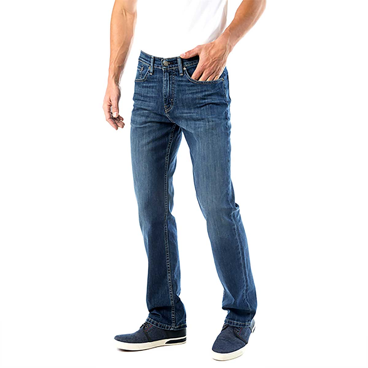 Jeans Recto A la Cadera Levi's Para Hombre Universitarios image number null