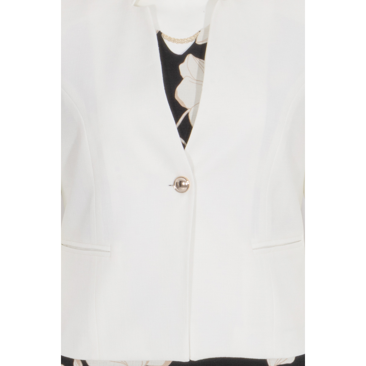 Conjunto Dos Piezas Saco Liso Y Vestido Para Mujer image number null