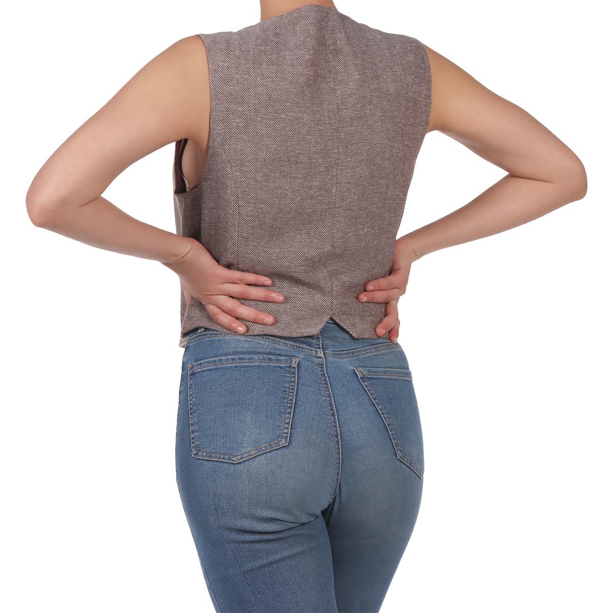 Chaleco Botones al Frente Elegante Casual OVS para Mujer image number null