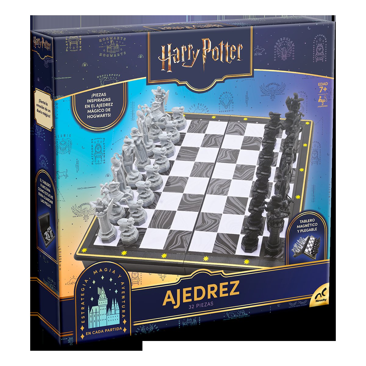 AJEDREZ MAGNETICO HARRY POTTER image number null