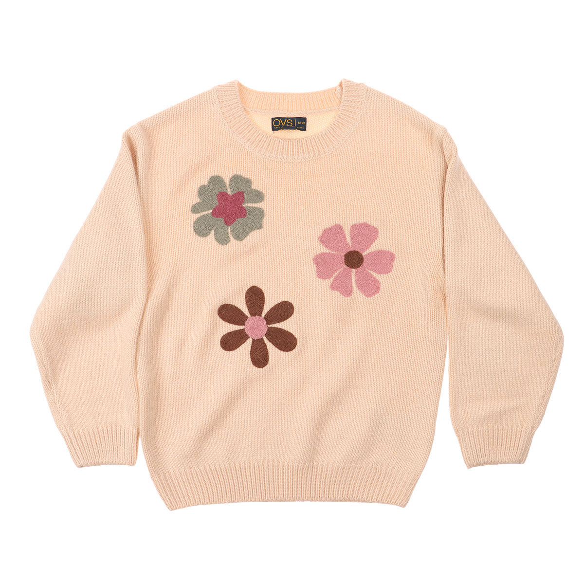 Su&eacute;ter Flores Tejido Acr&iacute;lico Manga Larga OVS Ni&ntilde;a Toddler image number null