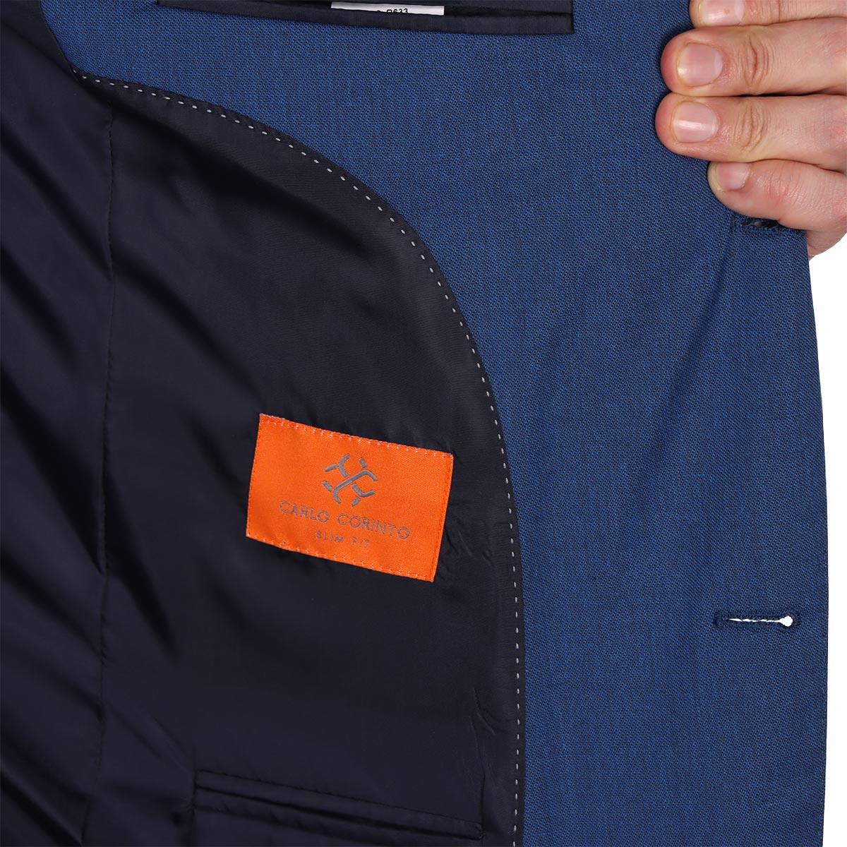 Saco Recto Ajuste Regular Carlo Corinto para Hombre image number null