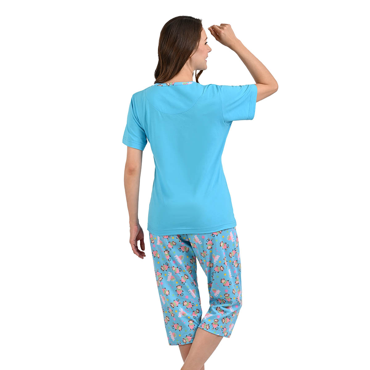 Pijama con Capri Sugar & Milk para Mujer image number null