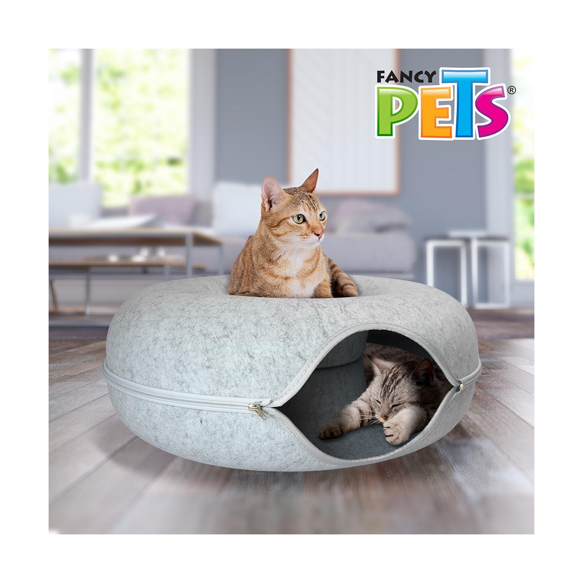 Cueva Dona Para Gato Ch Gris Perla image number null