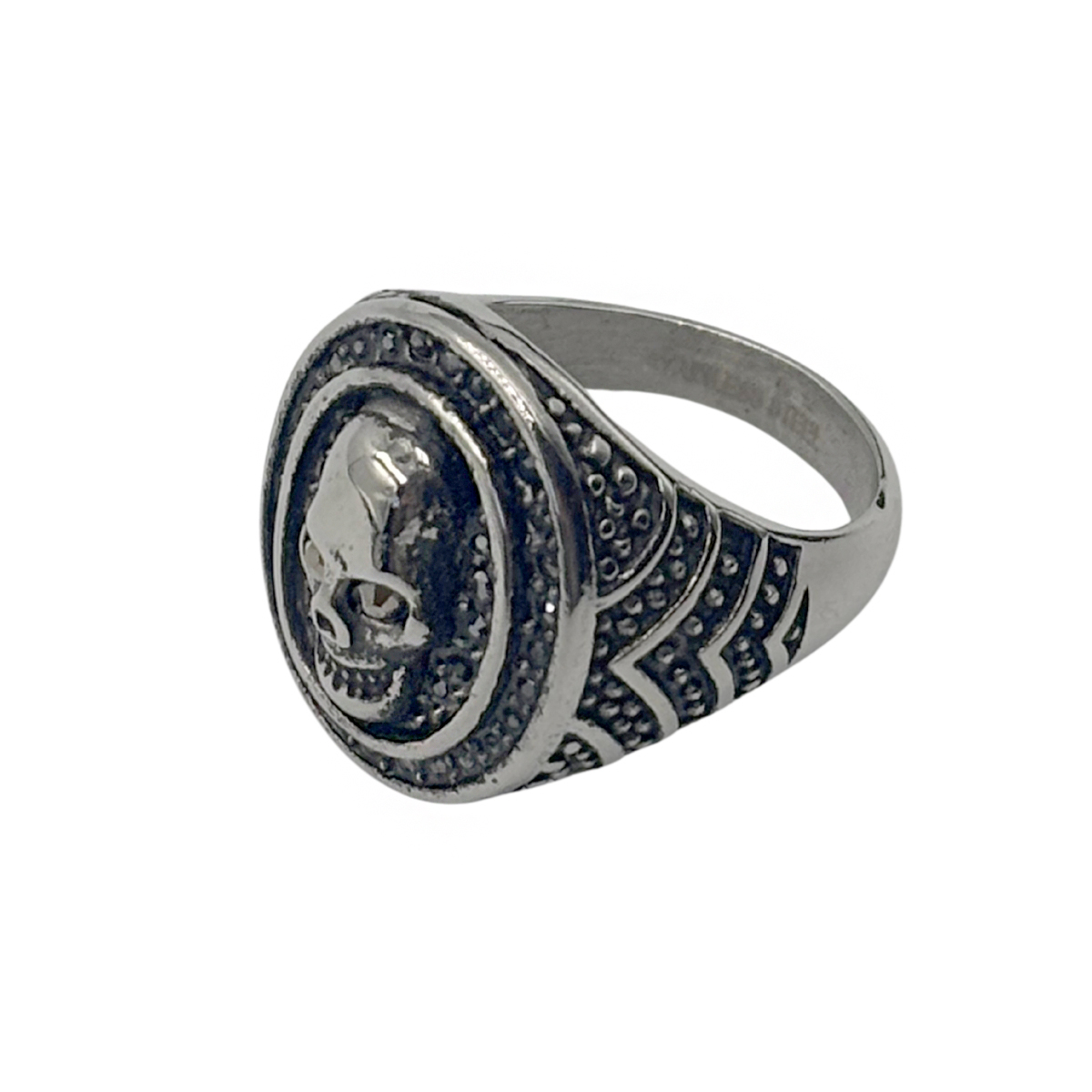 Anillo Calavera Acero H Aktuales para Hombre image number null