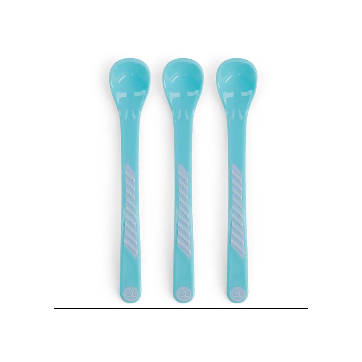 Juego De 3 Cucharas De Alimentacion 6+M Azul Pastel Twistshake image number null