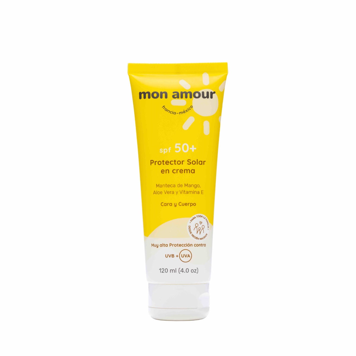 Protector Solar Mon Amour de Cara y Cuerpo 120 ml image number null