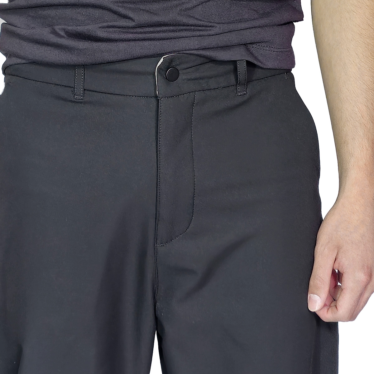 Pantal&oacute;n Classic Tipo Jogger Regular Fit Usport Negro para Hombre image number null