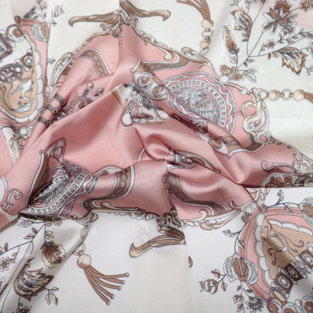 Pa&ntilde;uelo Satinado Print Floral Rosa&nbsp;Phi By Philosophy Jr image number null