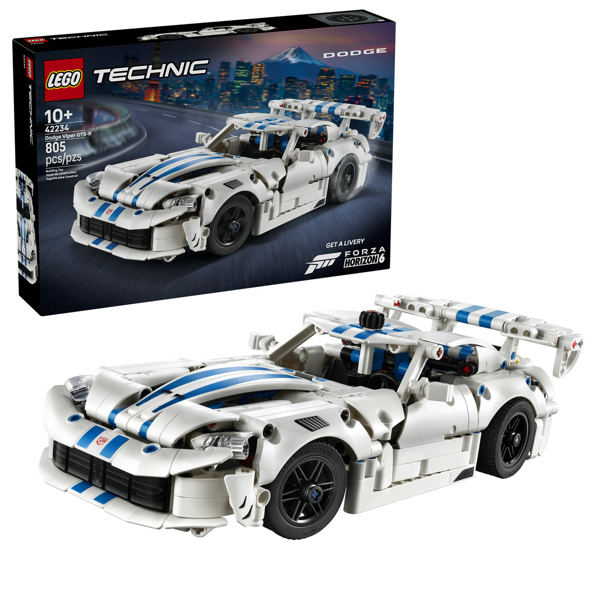 LEGO Technic Auto Deportivo Dodge Viper GTS R image number null