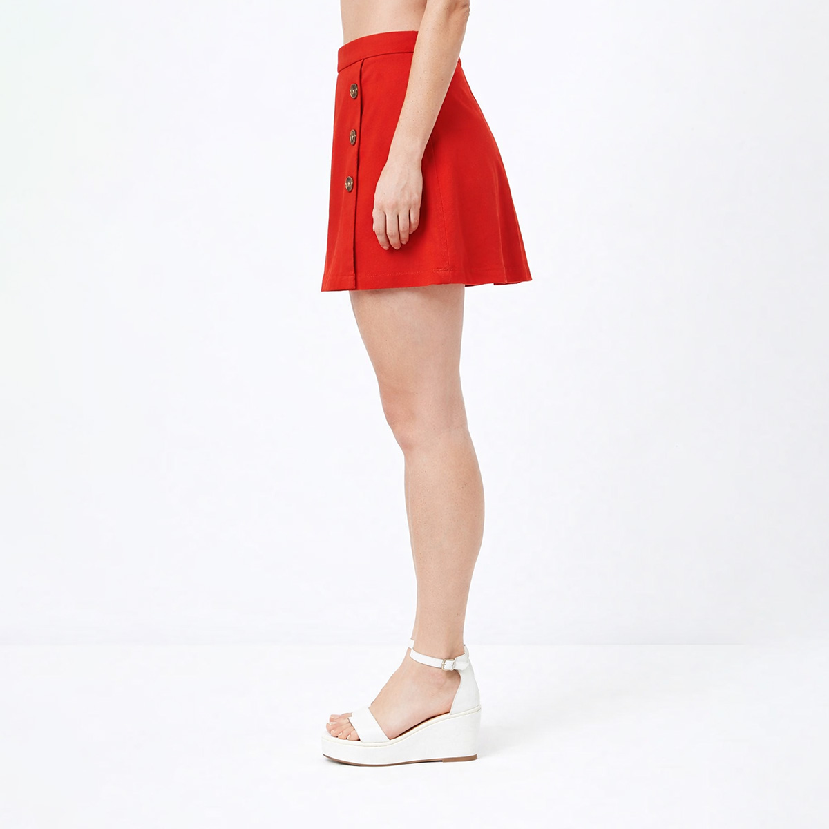 Falda Short Con Cierre Trasero Studio Si Para Mujer Junior image number null