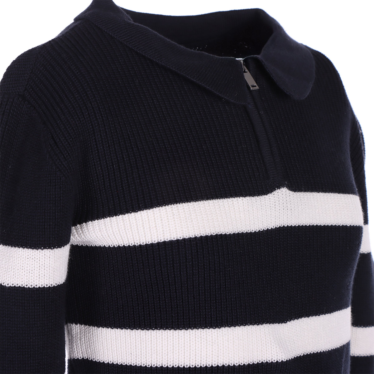 Su&eacute;ter Polo a Rayas Estilo Rugby Jeanious para Ni&ntilde;a image number null