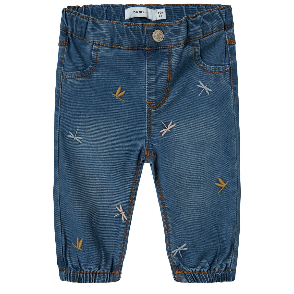 Pantal&oacute;n Denim Bordado Name It para Beb&eacute; Ni&ntilde;a image number null