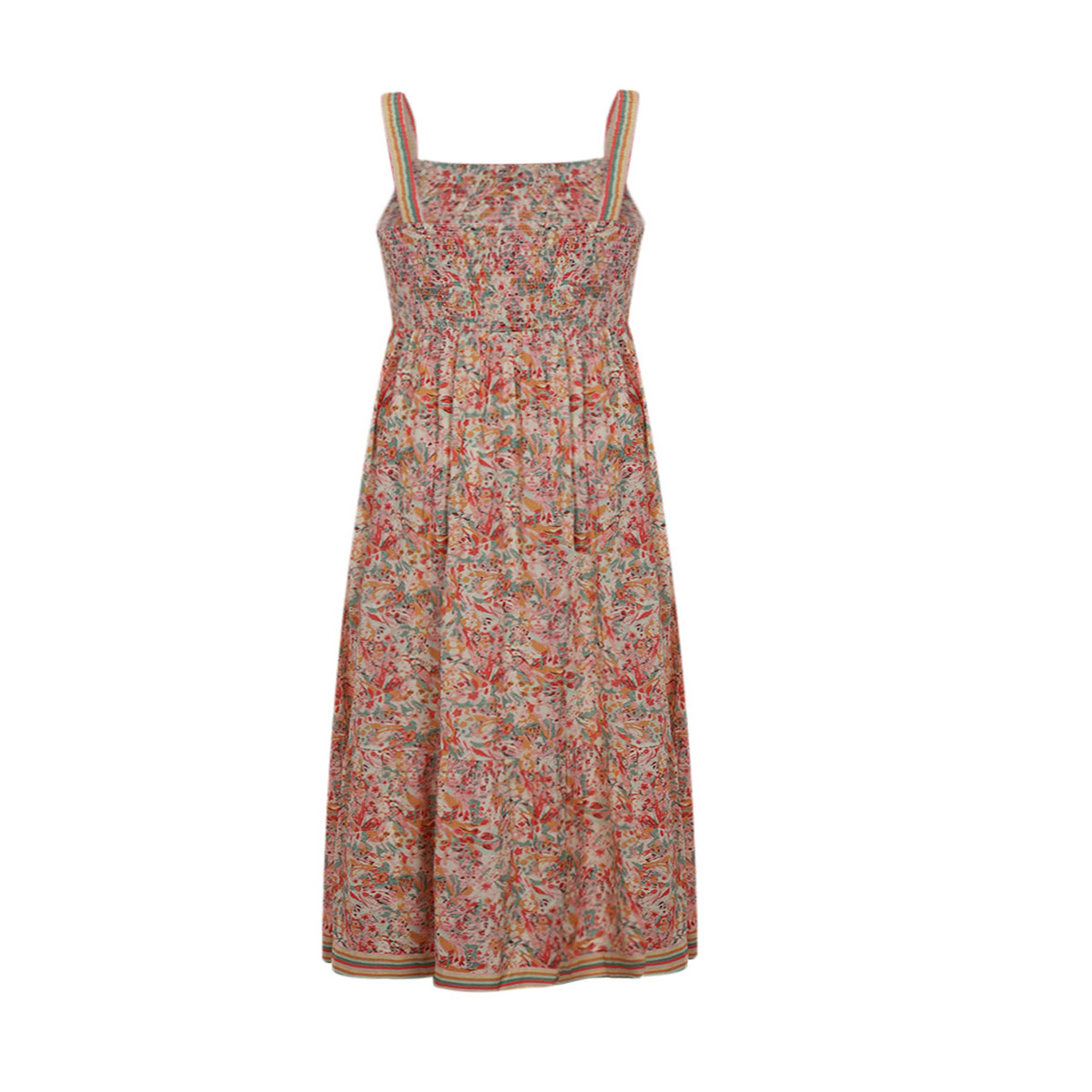 Vestido Tirantes Estampado Fukka Para Mujer Curvy image number null